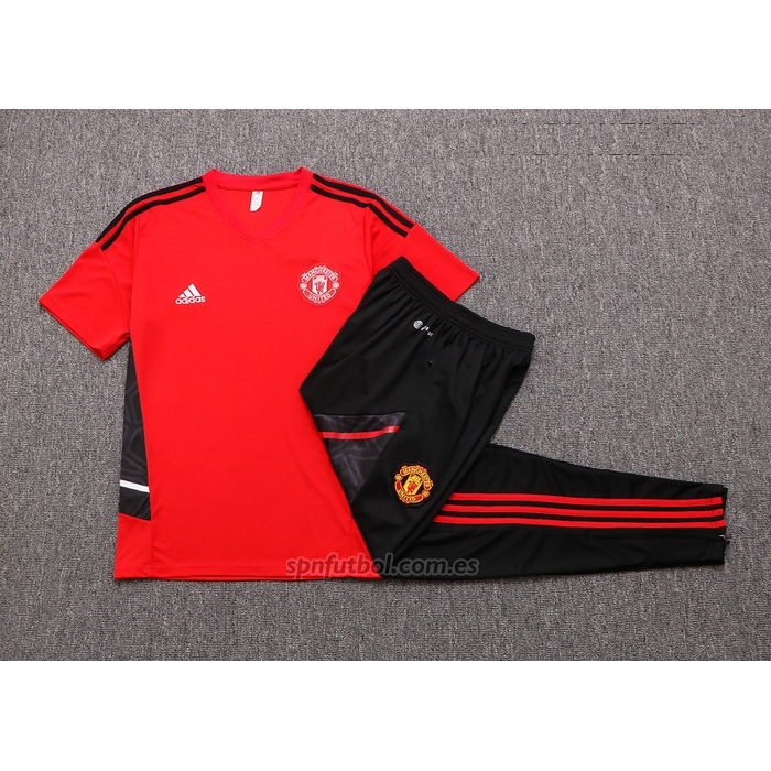 Chandal del Manchester United Manga Corta 2022-2023 Rojo